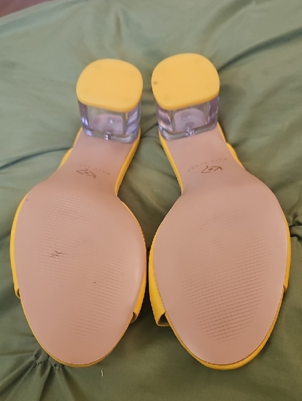 Katy Perry Collections Bright Yellow Slide Mules - Picture 6 of 6
